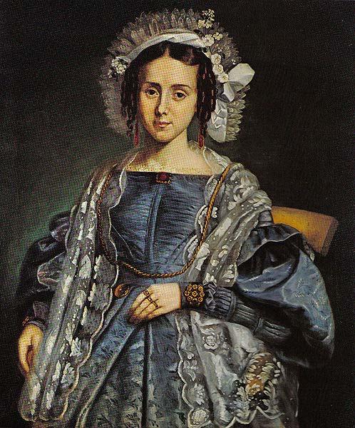 Antoine Plamondon Portrait of Madame Joseph Laurin France oil painting art